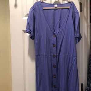 Old Navy button up linen dress